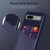 Anti-fall Phone Cover Card Holder For Google Pixel 7a,Cloth Texture Slim Protective Mobile Phone Case