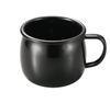 Captain Stag BBQ Enamel CS Black Label Cup, Mug, 400ml, Black, UH-519