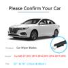 For MG 5 GT AP12 2012~2018 Windows Wiper Blades Frameless Rubber Arm Car Accessories Washers Cleaning Replacement High