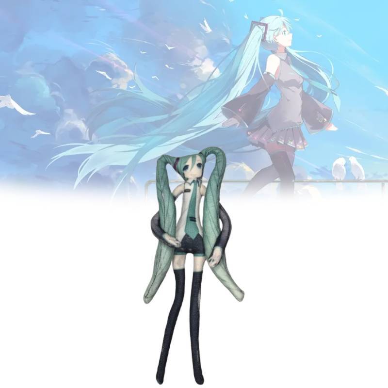 Hatsune Miku Plush Toy With Wire Skeleton For Collectors And Fans