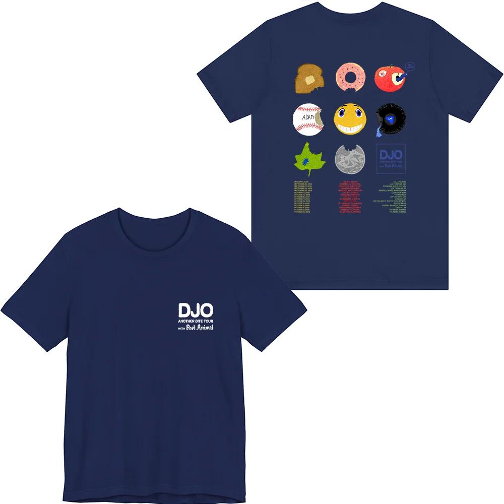 Djo Merch Футболка Another Bite Tour Модная Унисекс Унисекс Женская с коротким рукавом Повседневная футболка S