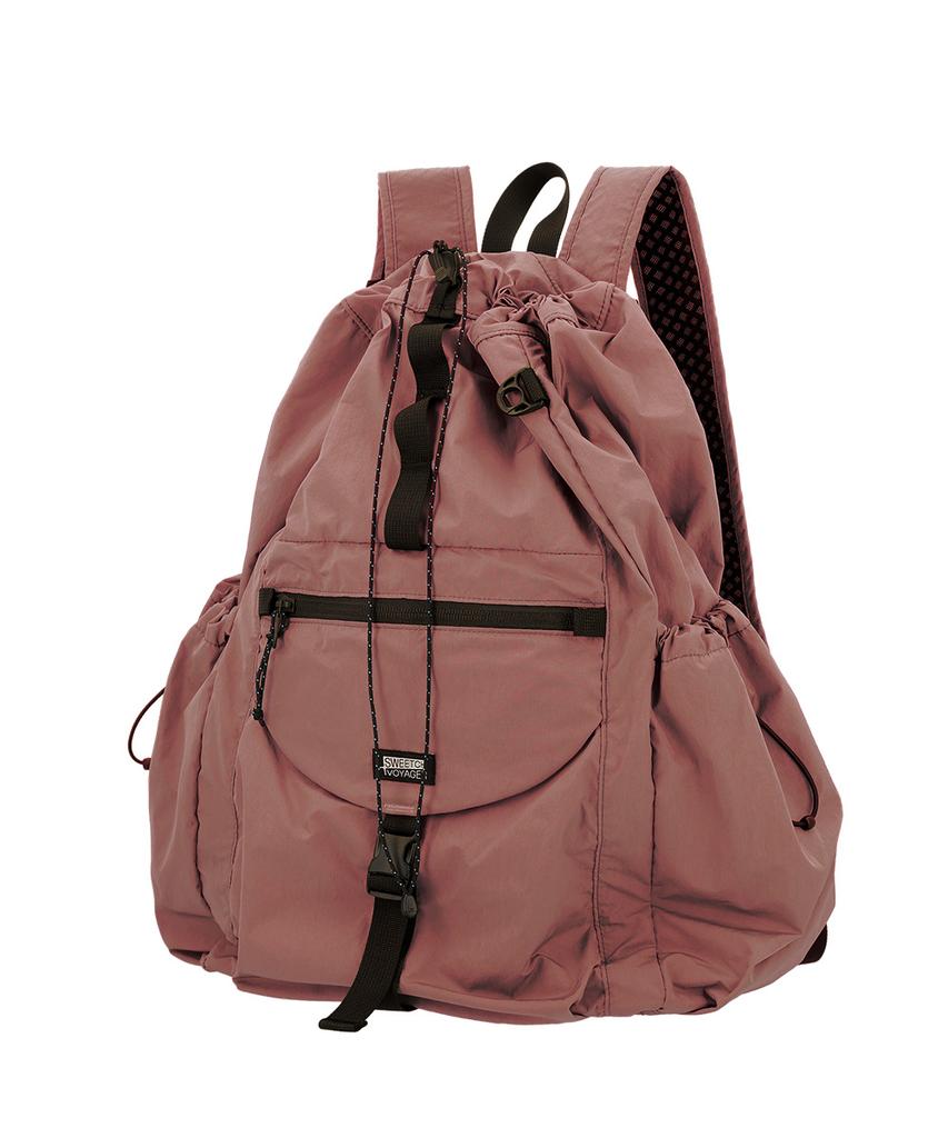 Sweetch Voyager Drawstring Backpack 002 M Rosy Pink