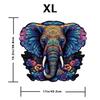 Elephant Puzzle Wooden Special-Shaped Splicing Toy Original Piggy Bank Decompression Manual Puzzle