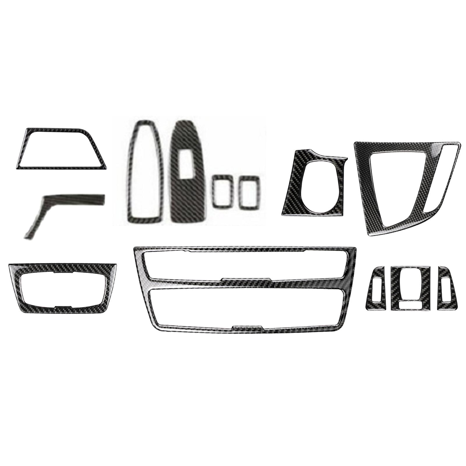 

13 шт. декоративная накладка на внутреннюю отделку автомобиля из углеродного волокна для BMW 3 4 серии F30 F34, автомобильные аксессуары для стайлинга автомобилей