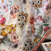 Floral Print Bandana Scarf Soft Neckerchief Scarf Fashion Hijab Scarf  Women