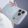 Luxury Large Window Jelly Matte Magnetic forMagsafe Case foriPhone 17 16 15 14 Pro Max Wireless Charge Candy Defender Cover