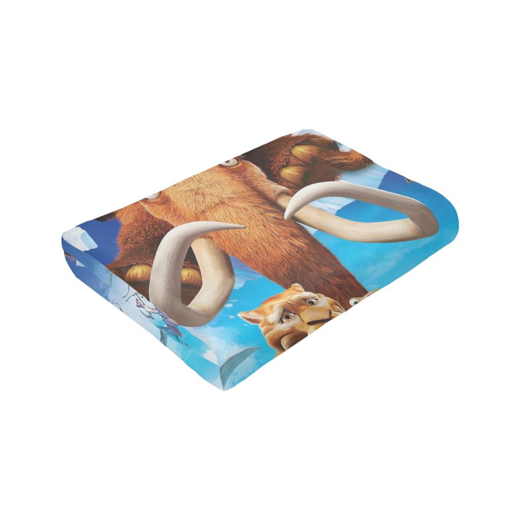 Cartoon Ice Ages Blanket Fleece Autumn/Winter  Breathable Ultra-Soft Throw Blanket for Home Travel Rug Piece