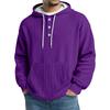 Men's Knit Hooded Sweatshirt Casual Long-Sleeve Sweatshirt
