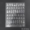 Flame Nail Art Decals for Women Flame Nail Stickers Nontoxic Self Adhesive Nails Manicure Decoration