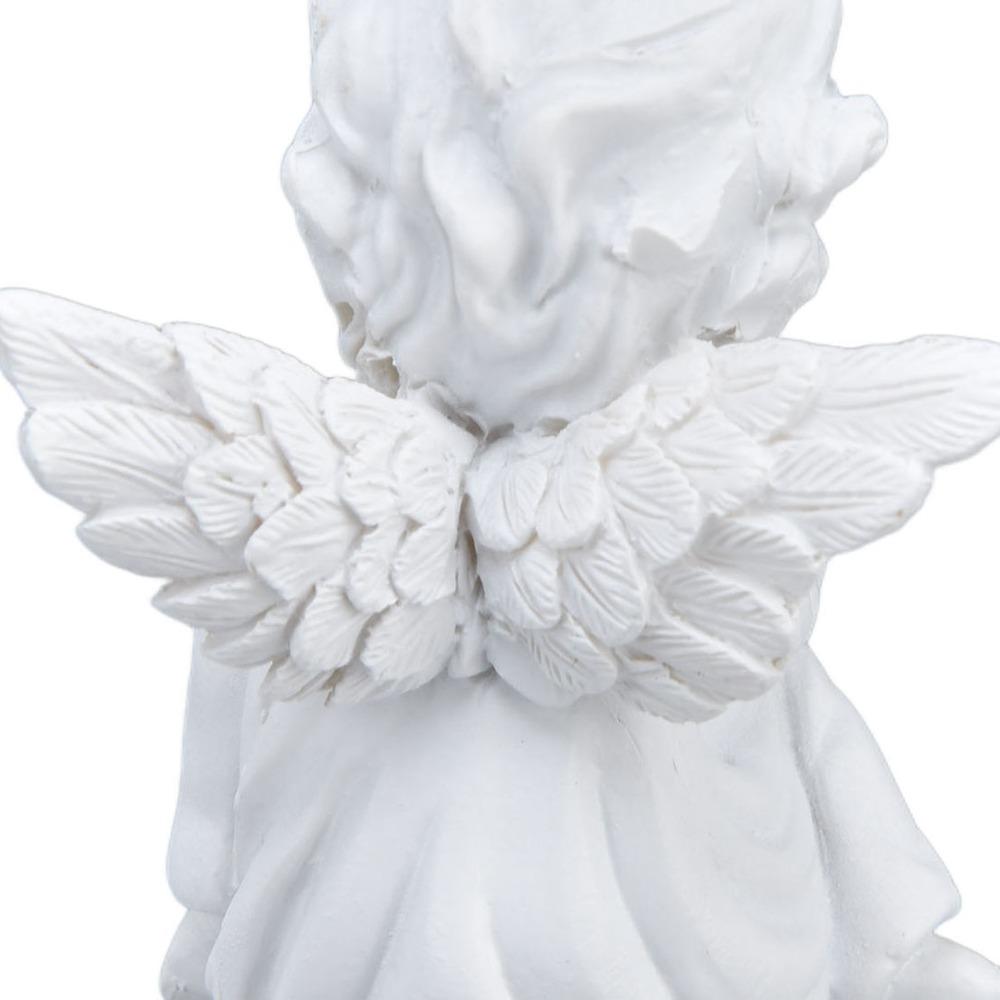 2.17x2.56x1.57in Cherub Figurine Resin European Style Ornament Table & Vanity Decor