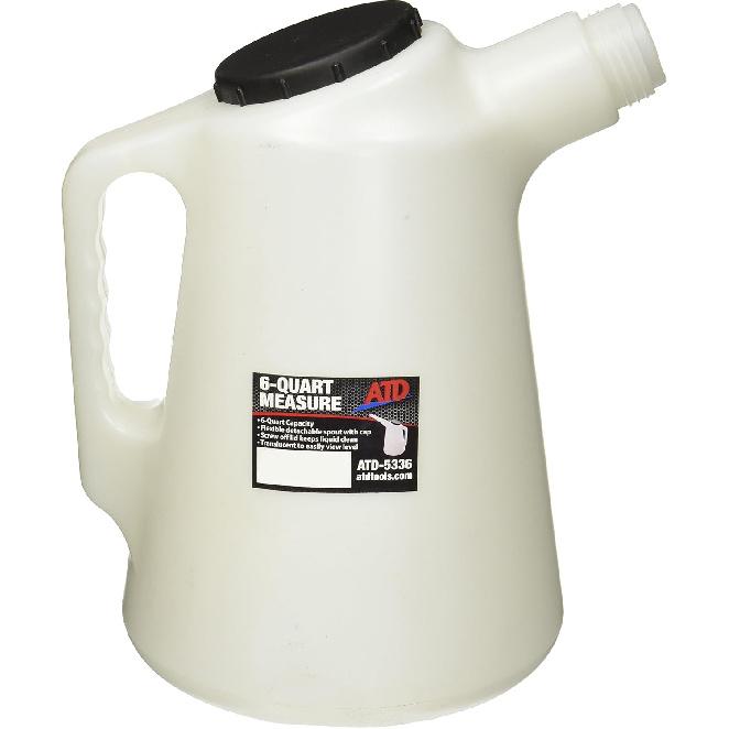 ATD Tools 5336 Пластиковый мерный носик - Объем 6 кварт
