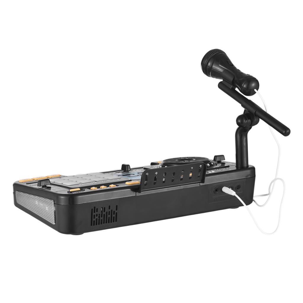 DJ Controller for Kids DJ Disc Player Electronic Keyboard BT DJ Mixer Table with Adjustable Microphone Dynamic Lighting