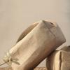 1PC Cotton Linen Tissue Box Simple Concave Shape Paper Storage Box for Home Living Room Bedroom Desktop