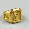 New Arrival Retro Women's Ring Unisex Eagle Fashion Hip Hop gold color Ring Gothic Eagle Ring Luxury  for Men Trendy