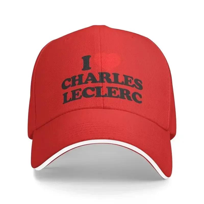 Punk I Love Charles Leclerc Baseball Cap Women Men Adjustable Dad Hat Sports