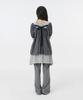 Ohesio Stripe Bootscut Banding Pants, Gray