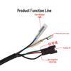 White Display Speed Control Throttle Grip Lock 12V-96V Universal Voltage for Electric Scooter