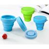 Household Silicone Folding Water Cup Outdoor Travel Silicone Gargle Cup Retractable Mini Cup Portable Compression Folding Cup