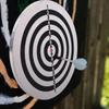 18in Doublefaced Flocking Dart Board Set Students Match Target Metal Pins Accessory