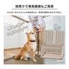 IRIS OHYAMA Dog Circle Woody Circle Low Type Light Natural For Medium Dogs Width 120 X Depth 66.5 X Height 55.5 Cm PWSR-1260LV