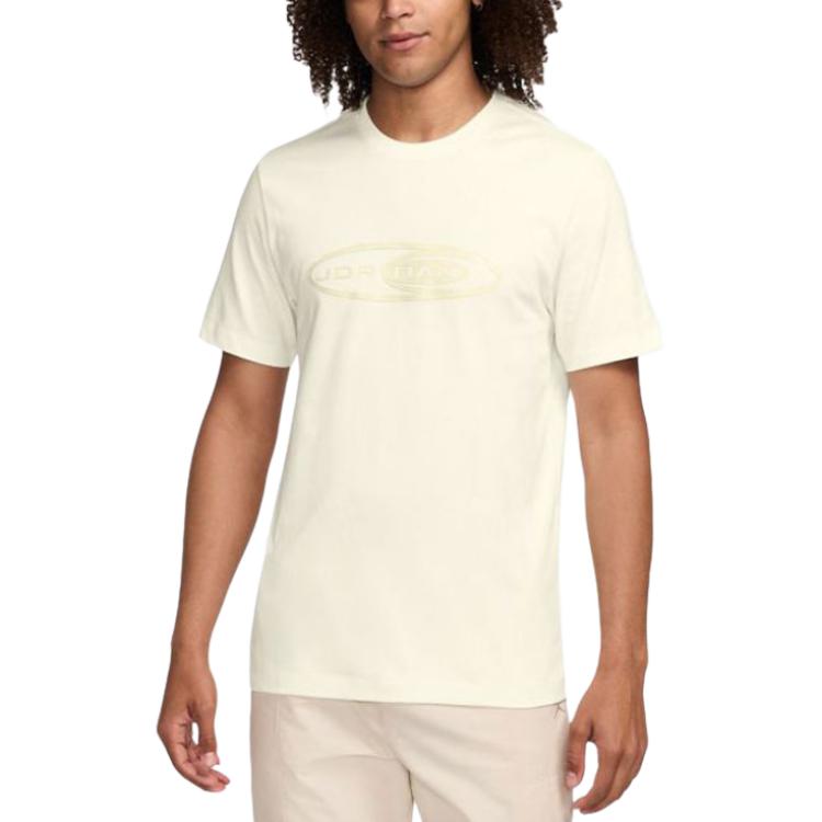 New Nike T Shirts Men's Ecru HJ2337-133