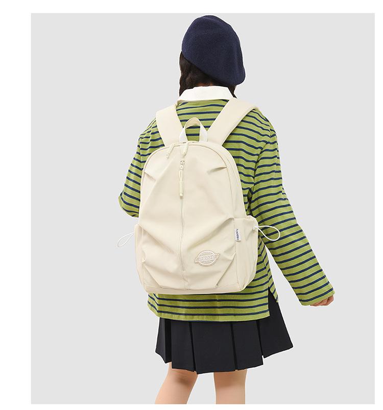 Schoolbag backpack new casual computer bag fashionable and simple middle school student schoolbag female tide brand large-capacity bag