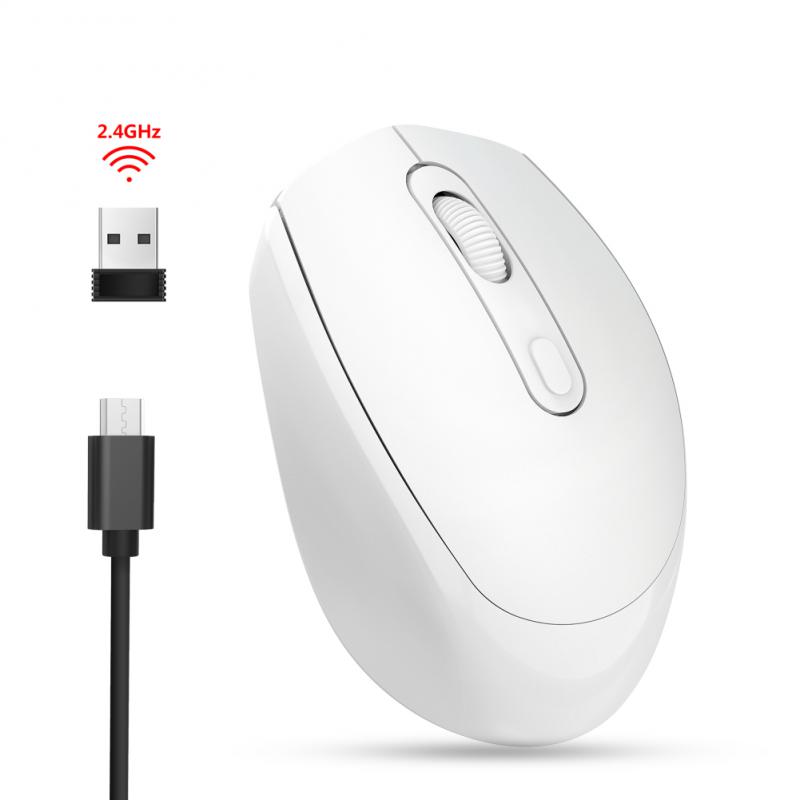 Portable Adjustment 2.4g Wireless Mouse Rechargeable Mute Mouse Rechargeable Mouse Office Tools For Gamers Wireless Gaming