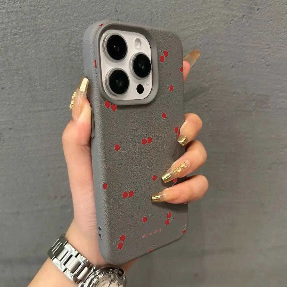 

Cute Cartoon Cherry Lichee Pattern Phone Case for Xiaomi Redmi Note 14 13 12 11 Pro Plus 4G 5G 10 9 8 15C 14C 13 12C 10C Cover Redmi 9
