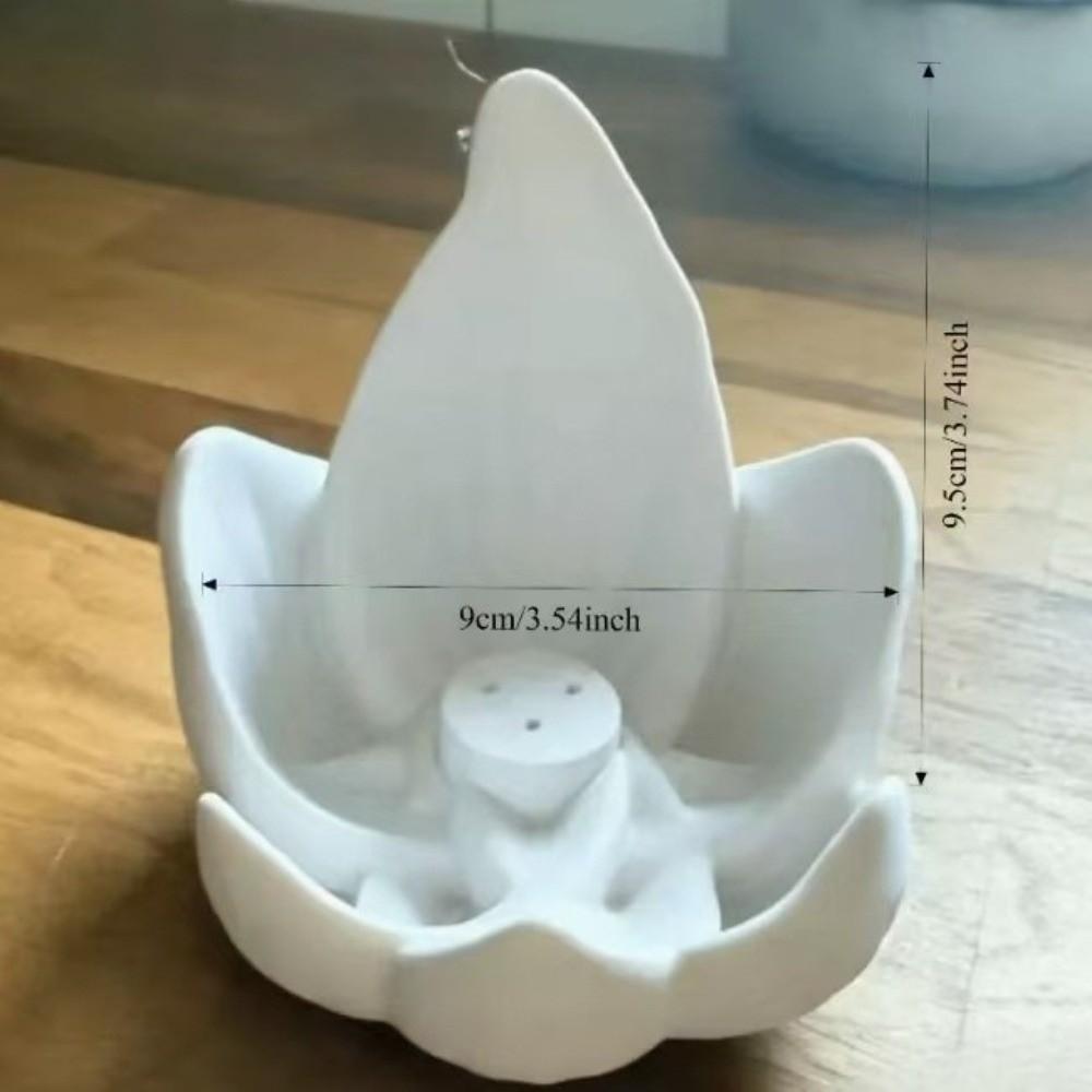 3 Hole Lotus Tabletop Incense Base Zen Chinese Style Lotus Incense Stick  Purify Air