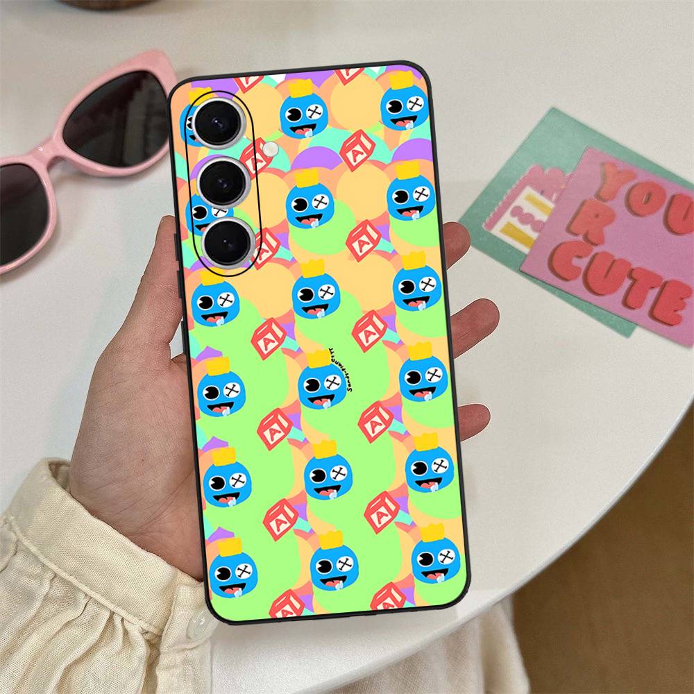 

Cartoon R-Rainbow Friends Phone Case For Samsung S 24 Fe 25 Ultra Plus 20 Lite 21 30 22 23 24 22 Ultra 5G Fundas Samsung S23 ULTRA 5G