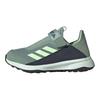 adidas Voyager 21 Slip-On Comode Casual Resistenti Traspiranti Basse Scarpe da Esterno Scarpe per Bambini Verde Grigio Nero IE7628