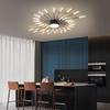 Moderne LED-Deckenleuchte, Kreativer Feuerwerks-Design-Kronleuchter, Wohnzimmer-Deckenleuchte, Bündig montierte Beleuchtung für Ausstellungsraum Schlafzimmer