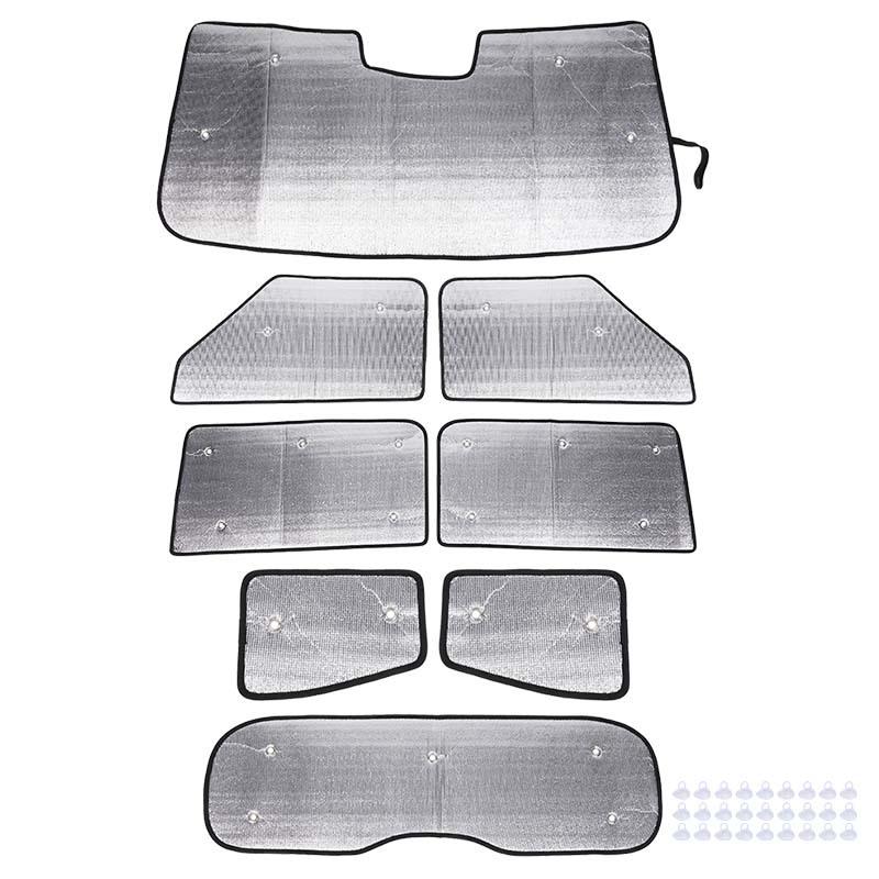 Car Windshield Sunshade Window Shade Foldable Sun Visor Cover Fit For Jetour Shanhai T2 2024 Up Car Interior Accessories, 8 Pcs