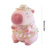 30cm Capybara Plush Dolls Wearing Beach Vacation Outfit Stuffed Animal Figure Dolls for Bedroom Or Office Decoration