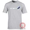 T-shirt Lufthansa 747 Boeing Jumbo Jet Spotters di aerei Equipaggio di linea Aeroporti Maglietta