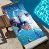 G-gawr Cute Gura H-hololive Anime Towel Beach Quick Dry Soft Pool Towels Gift for Travel Gym Shower Camping Sports