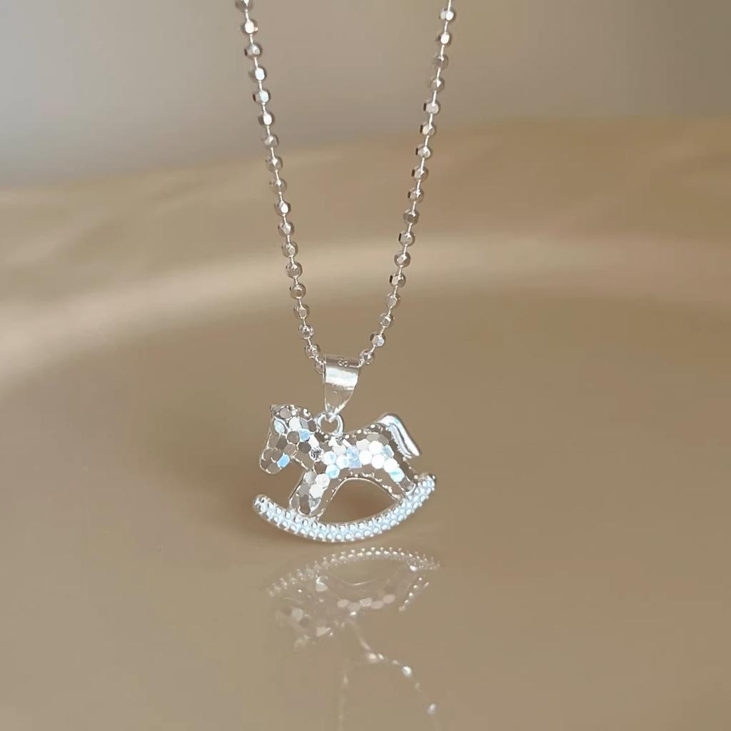 VENTFILLE Colier cu Mărgele Geometrie din Argint Sterling 925 pentru Femei Fată Design Coreean Colier Versatil Bijuterii Dropship Vânzare cu Ridicata