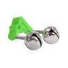 6PCS Green Fishing Rod Bells Fish Bite Alarm | Fishing Bells Clips | Bait Alarm Bell Rod Clip Tip with Double Alert Bells