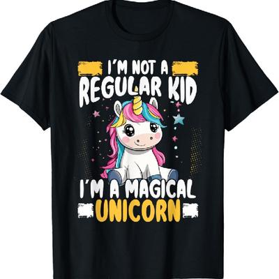Nie Jestem Zwykłą Dziewczynką Jestem Magiczna Dziewczyna Jednorożec Koszulka