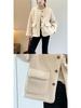 Women's Shearling Coat 2025 Autumn/Winter: Versatile Korean Style, Age-Reducing Loose Fit, Round Neck Top