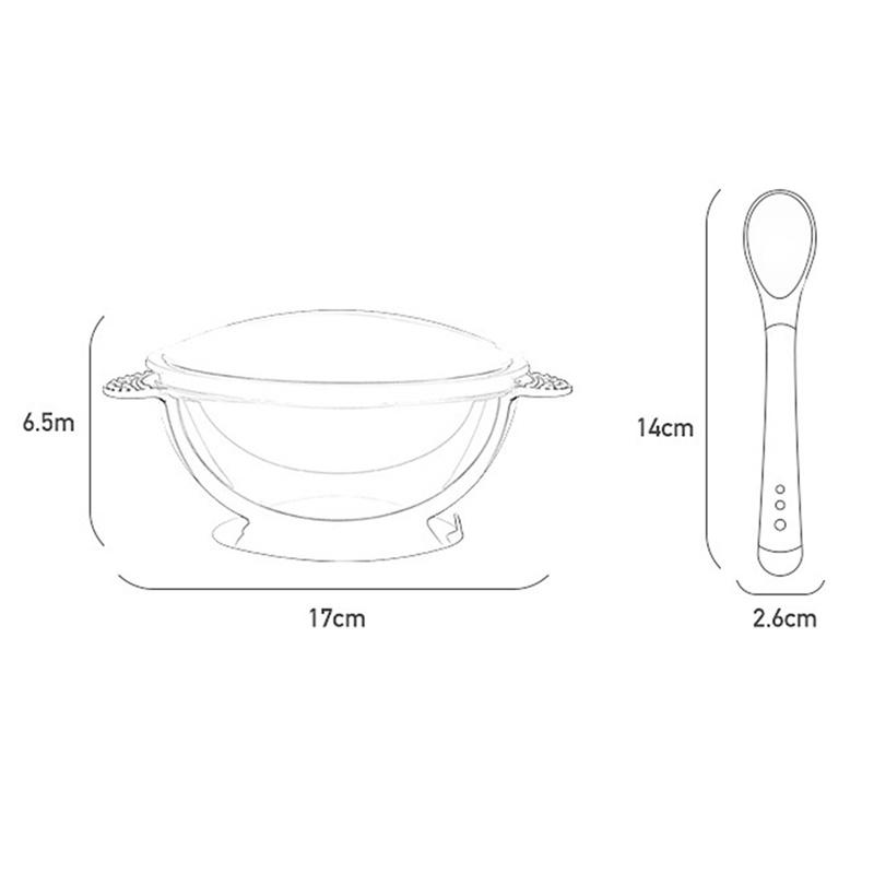 Tableware For Babies Cute Colors Baby Sucker Bowl Plates For Food Children's Tableware Combo Baby Learning Dish With Bowl