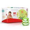 LuvLap Moisturising Baby Wipes With Aloe Vera And Chamomile Extracts Gentle Care For Delicate Skin Pack Of 1 With Lid Seal 72 Wipes