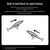 Silver Fish Pencil Sinking Twitchbait Micro Lure for Freshwater & Sea Fishing