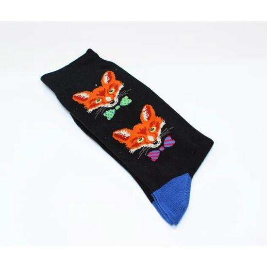 Harajuku Happy Men Socks Funny Mens Sloth Sock Women Animal Fox Chili Moustache Sloths Novelty Sock Combed Cotton Funny Socks