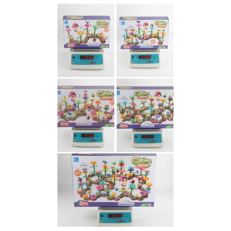 Children's Scientific and Educational Educational Toys Ever-changing Building Blocks and Flower Sets Assembled Toys