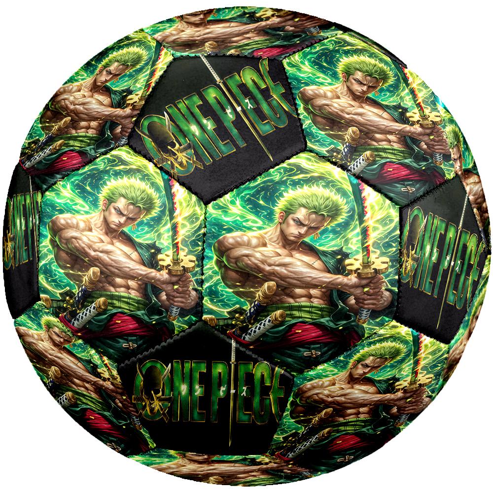 1pc Roronoa Zoro One Piece Football Soccer Ball Size 5 Indoor Soccer Ball Fashion Colorful  Backyard Game -Great For Sports Fans Gift HE29