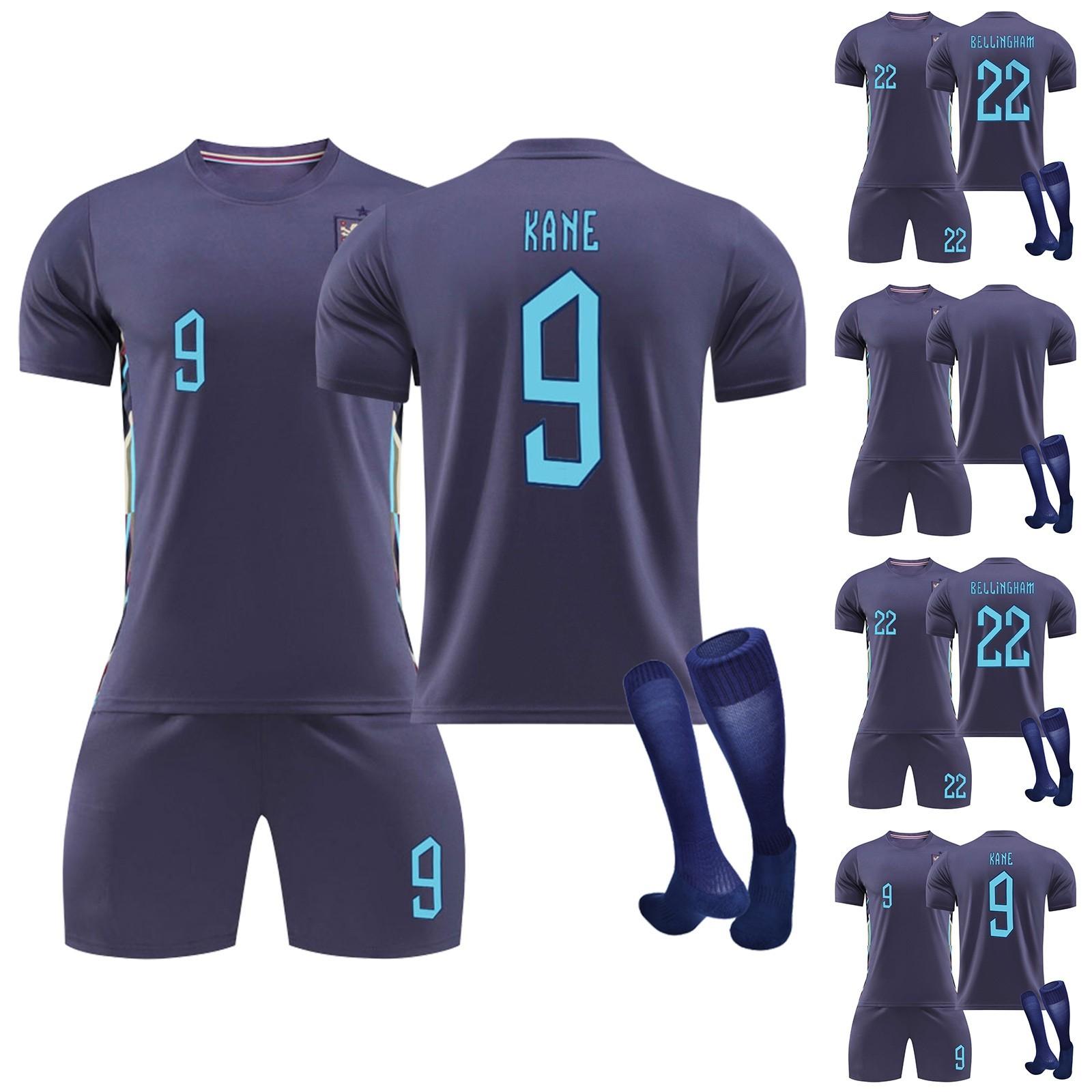 

2425Выездные трикотажные изделия сборной Англии, комплект спортивной формы, комплект футбольного тренировочного костюма