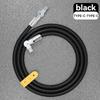 Type-C to Type-C 180° Swivel Double Elbow Mech Data Cable Fast Charging & Data Transfer Cable for Laptops and Tablets 2m