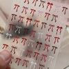Self-Adhesive Polka Dot Bow Nail Sticker Bow Design Nail Decals Hot Nail Stickers  Nail Decoration