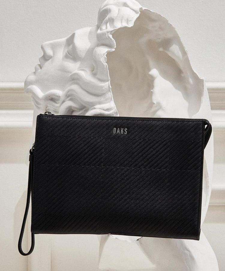 Daks Men'S Accessories Black House Check Cowhide Dbba6F306Bk